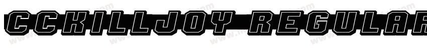 CCKillJoy Regular字体转换